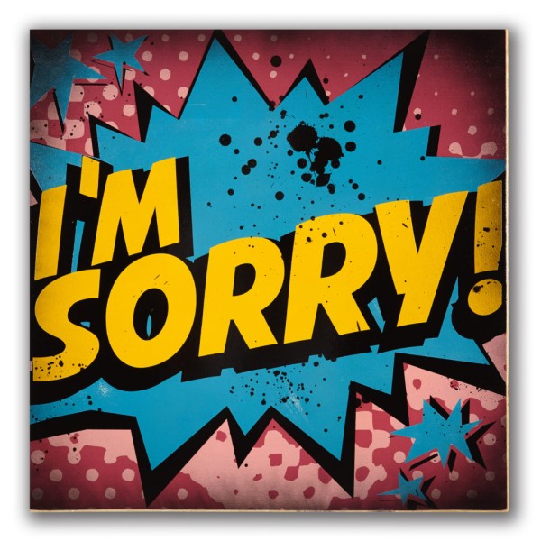I'm Sorry!!!!!
