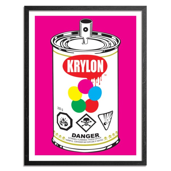 Krylon Soup Pop Can - Pink Variant - Screen Print