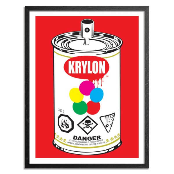 Krylon Soup Pop Can - Red Variant - Screen Print