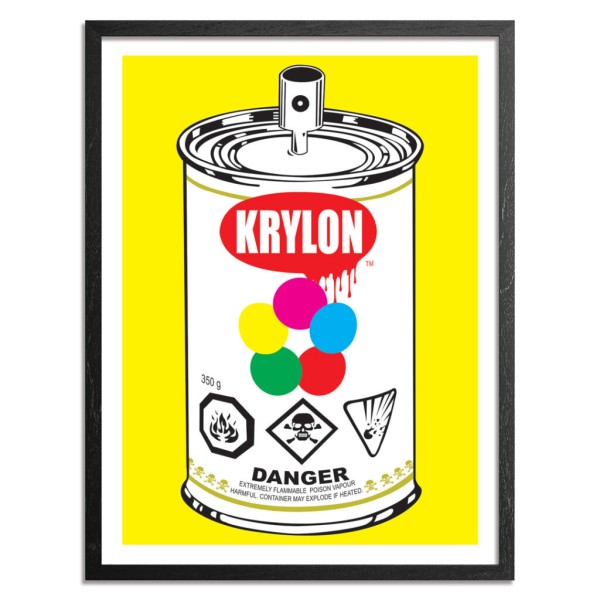 Krylon Soup Pop Can - Yellow Variant - Screen Print