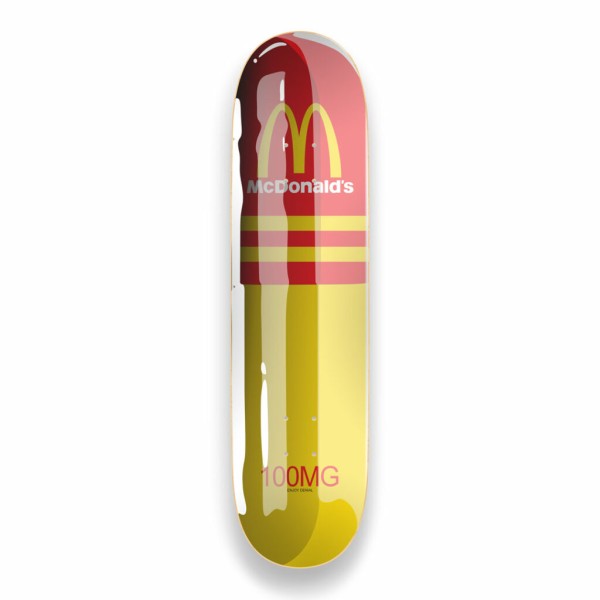 McDonalds Addict Pill - Skateboard