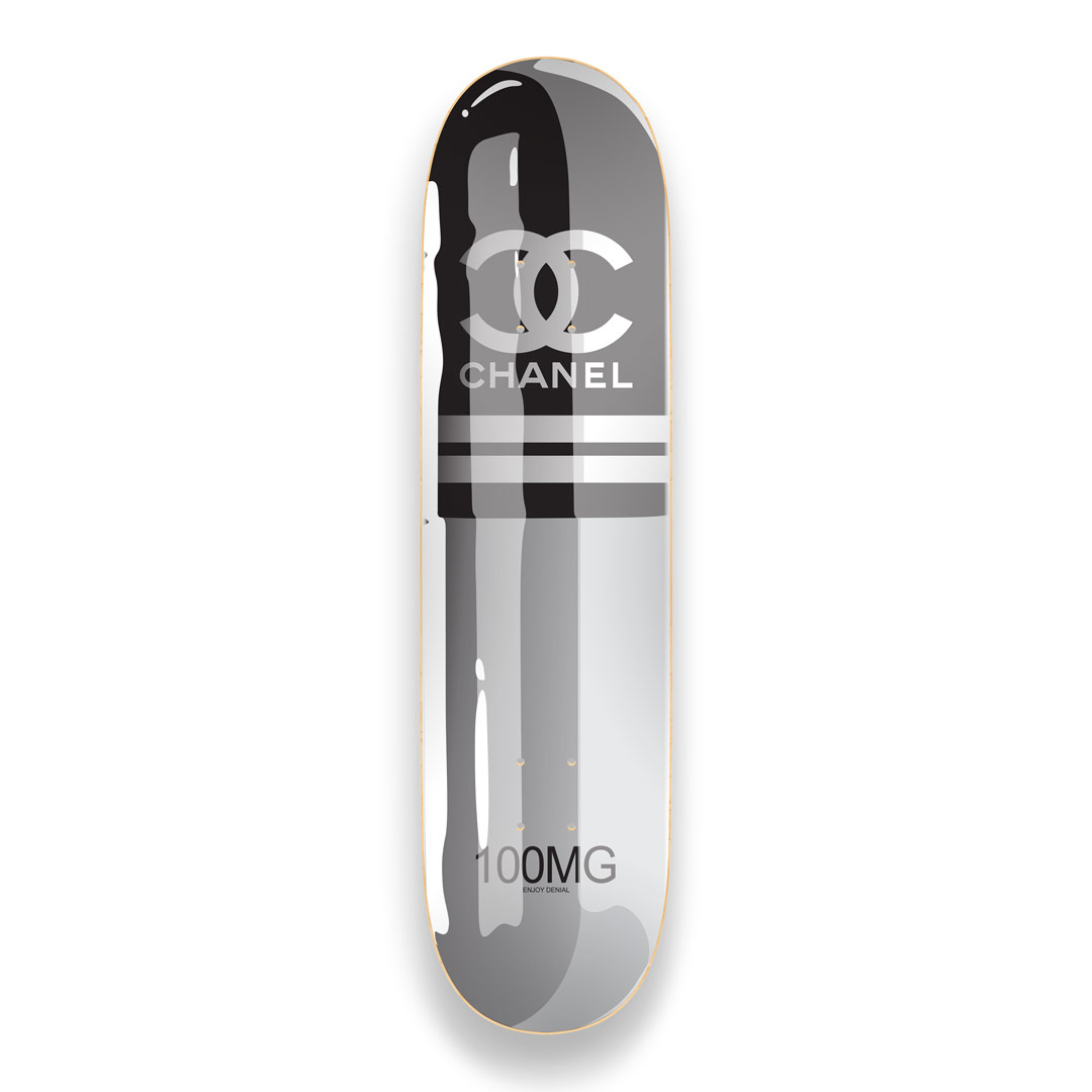 Chanel Addict Pill - Skateboard Deck