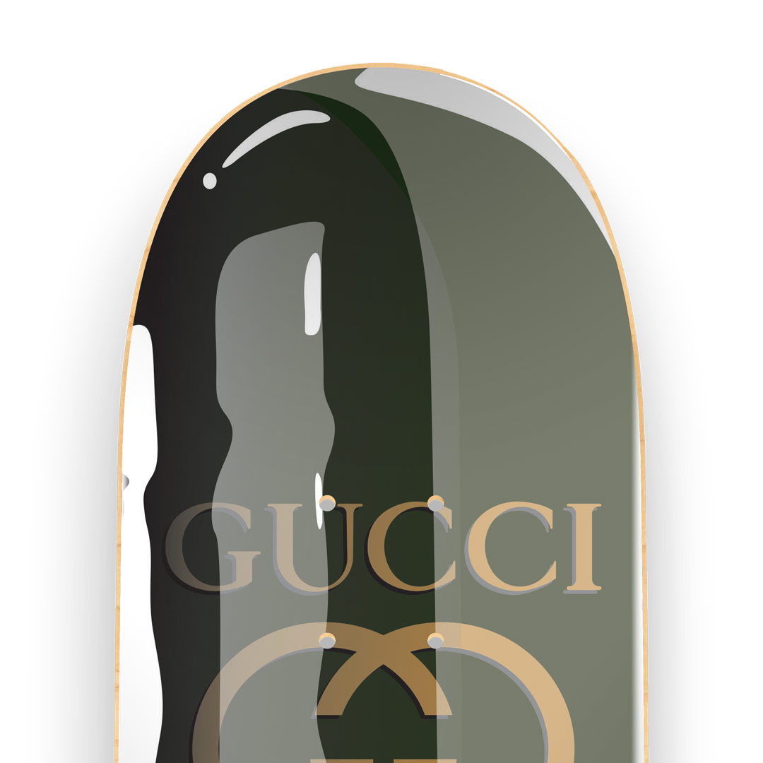 Denial Supreme Gucci Green Pill Printers Proof Skateboard Deck w/COA l –  redrum comics