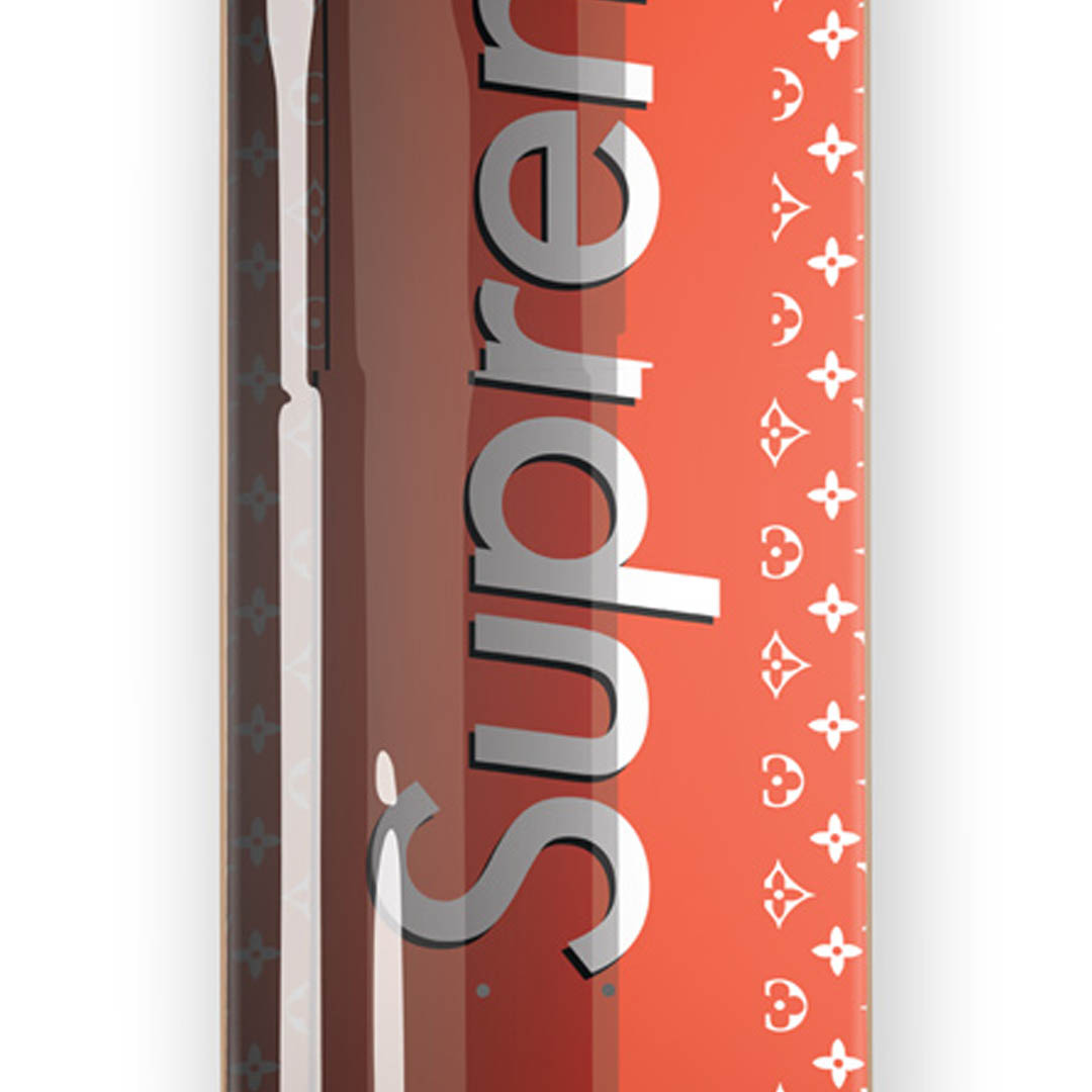 Sold at Auction: Denia x 1xRUN, DENIAL x 1xRUN 'Supreme Vuitton Smashup  Pill' (2021) 6-Skateboard Deck Set (AP)